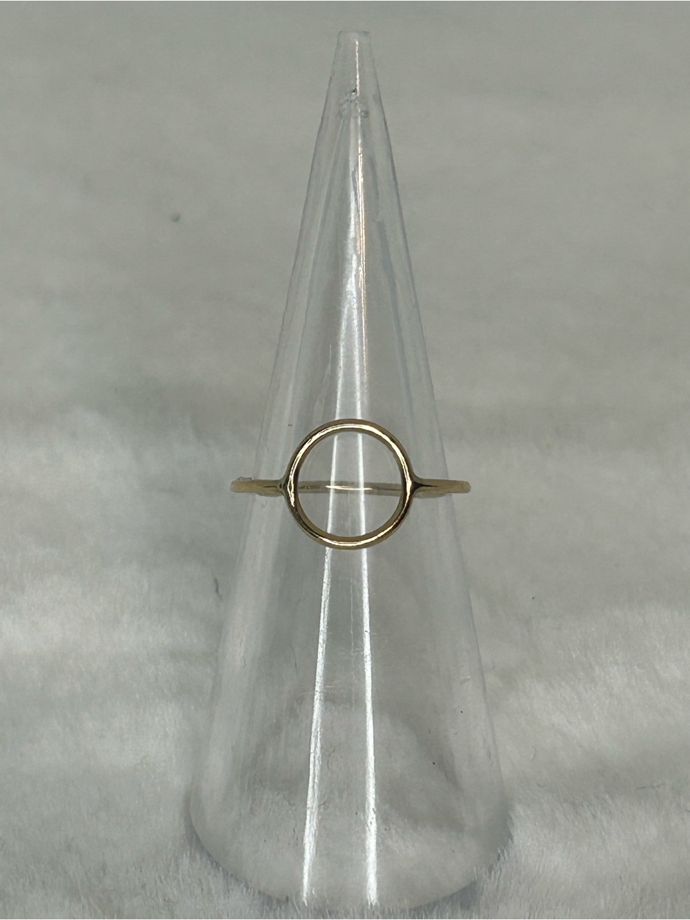 14K GOLD FILLED OPEN CIRCLE RING